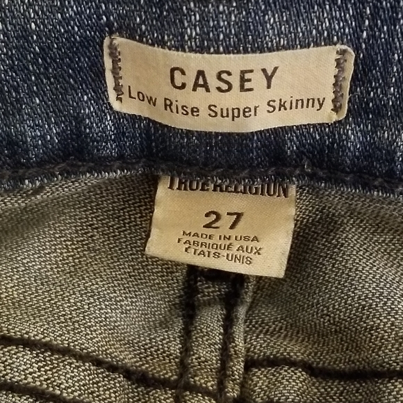 True religion Casey low rise super skinny jeans - Picture 8 of 8
